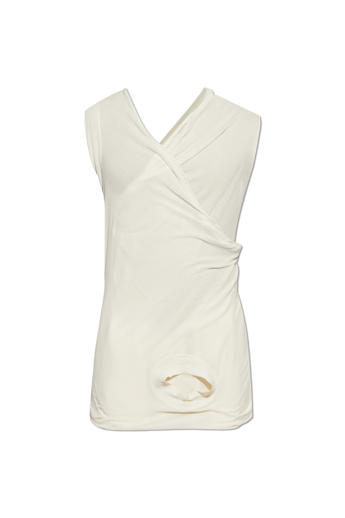 【Rick Owens】ホワイト ハリウッドバナナTシャツ Rick Owens】ホワイト ハリウッドバナナTシャツ